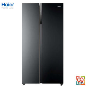 Haier Refrigerator HR-622IBS Inverter Side by Side Fridge - 22Cft