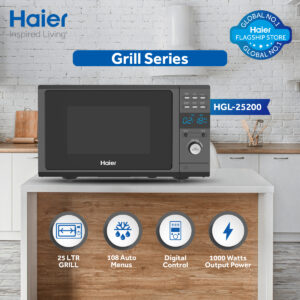 Haier Microwave Oven HGL-25200 (25 Ltr) Digital+Grill