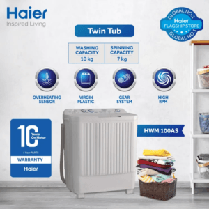 Haier Washing Machine HWM 100AS - 10Kg