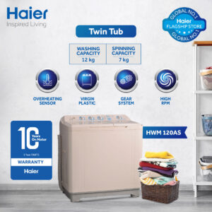 Haier Washing Machine HWM 120AS - 12Kg