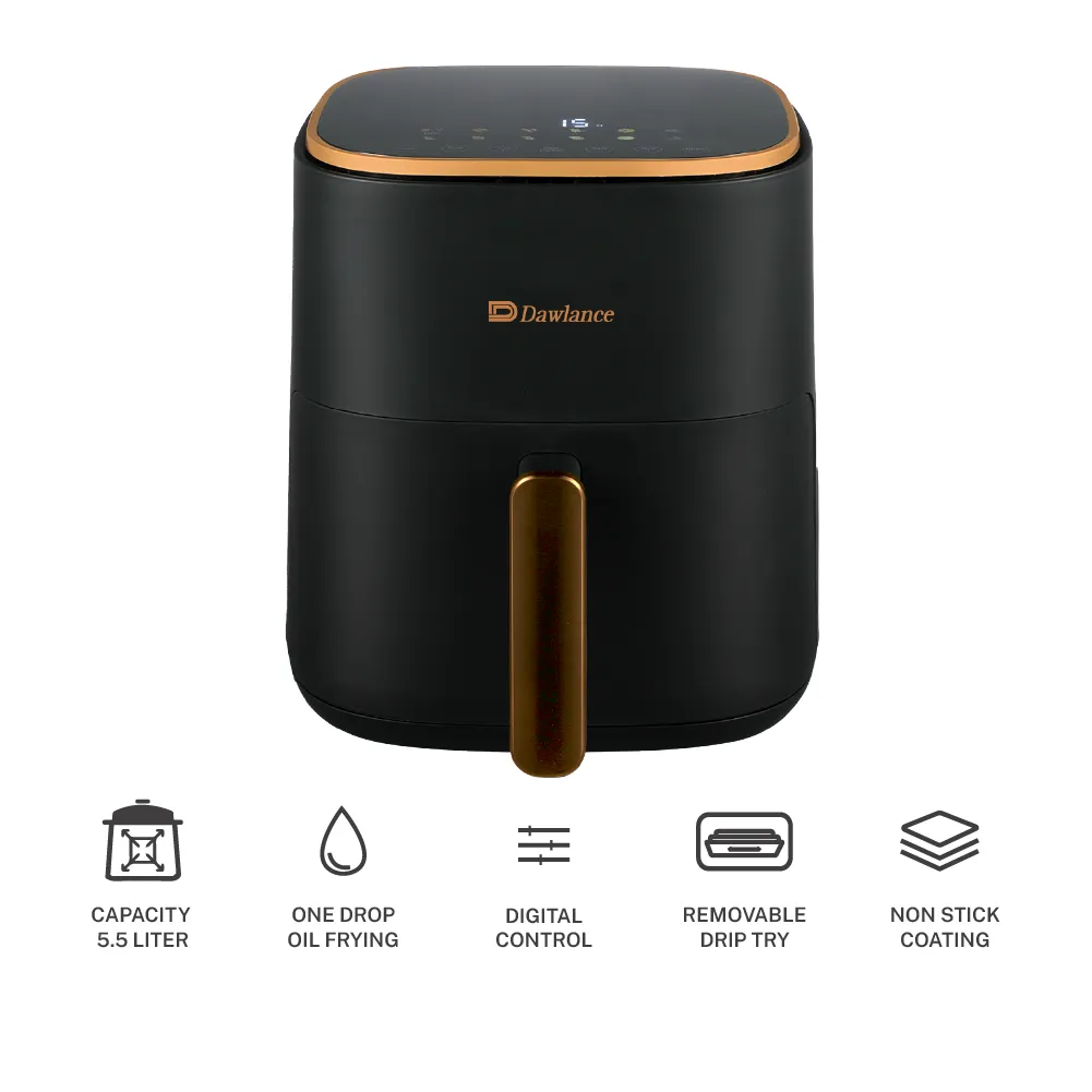 Dawlance DWAF-6322D-XL Digital Air Fryer 5.5 Litres - 1300W Dawlance DWAF-6322D-XL Digital Air Fryer 5.5 Litres - 1300W