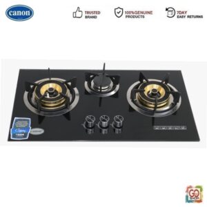 Canon Gas Built-in Hob CA-05-19 (3 Burner) Tempered Glass - Black