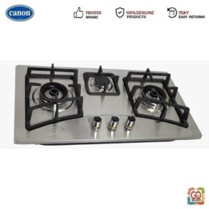 Canon Gas Built-in Hob HG-01-19 (3 Burner) Stainless Steel - Silver