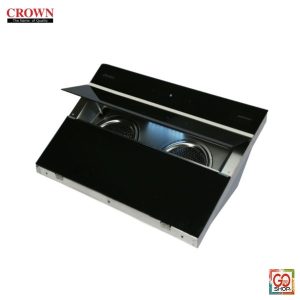 Crown Kitchen Hood H919 Cross - 90Cm Steel Filters + Digital Touch Sensor + Auto Clean