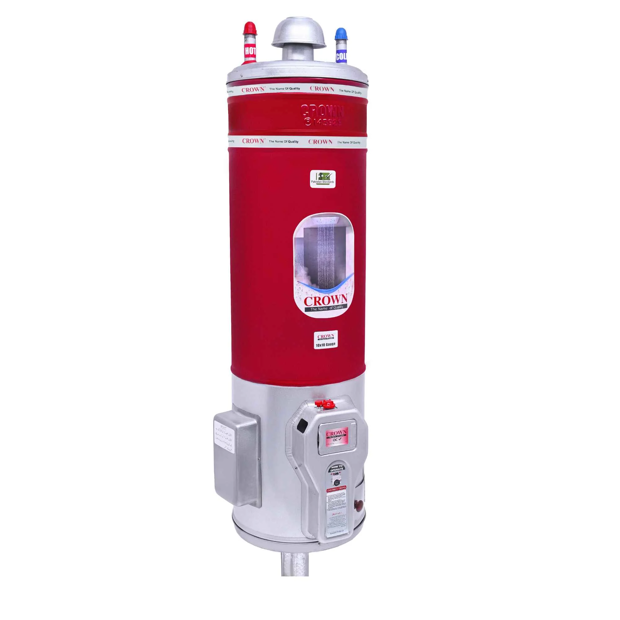 Crown Storage Geyser Red Crown Storage Geyser Red