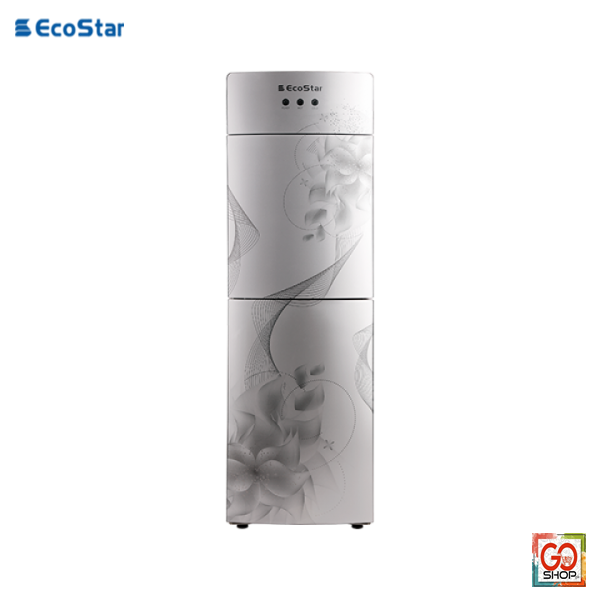 EcoStar Water Dispenser WD350FC Glass Door With Fridge - Silver Ecostar WD 350FS