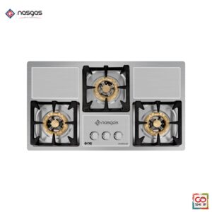 Goshop Online Shopping Nasgas Gas Built-in Hob DG-227 (3 Burner) Stainless Steel - Silver
