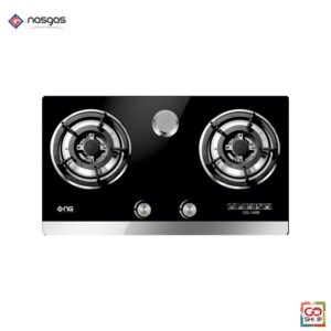 Goshop Online Shopping Nasgas Gas Built-in Hob DG-GN2 (2 Burner) Tempered Glass - Black