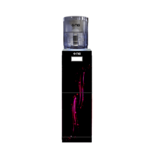 Nasgas Water Dispenser NWD-190 (2 Tap) With Fridge - Glass Door