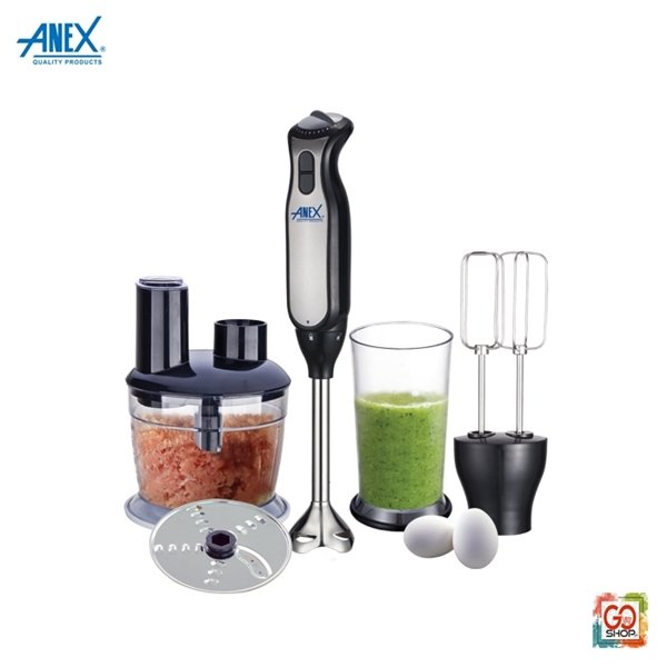 Anex AG-130 Hand Blender, Beater, Chopper 3In1 - 800W Anex AG-130 Hand Blender