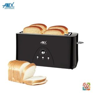 Anex AG-3020 Pop-up Toaster, Slice Toaster (4 SLOT) -1400W