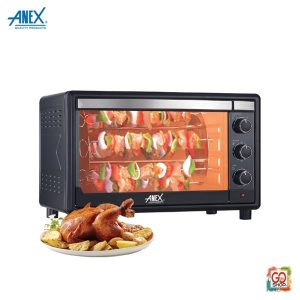 Anex AG-3067 Baking Oven Toaster With Grill+BBQ (28L) - 1600W
