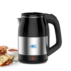 Anex AG-4062 Electric Kettle (1.8 Ltr) - Plastic+Steel Double Layer Body