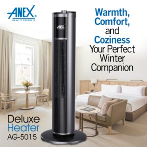 Anex AG-5015 Ceramic Fan Heater - 1000-2000W