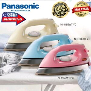 Panasonic NI-415EWT Dry Iron Heavy Weight (1.6KG) - 1000W (Made In Malaysia)