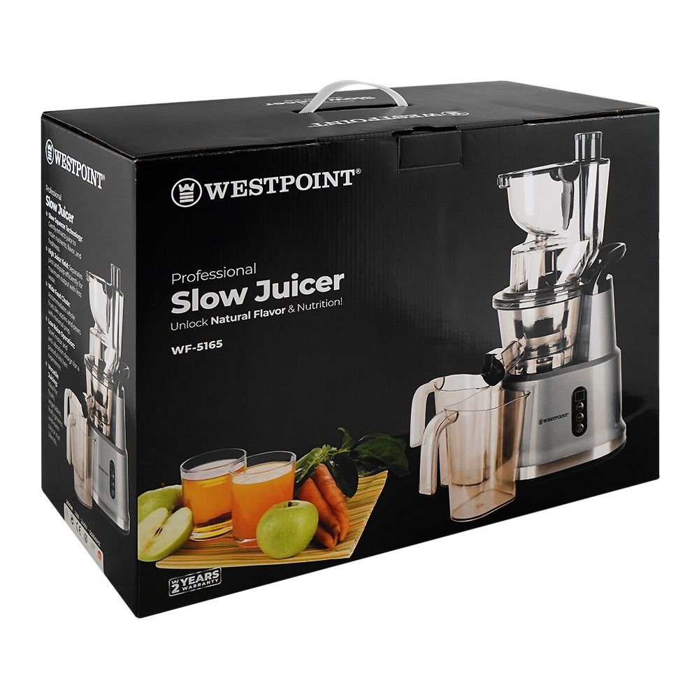 Westpoint Professional Slow Juicer WF-5165 box Westpoint Professional Slow Juicer WF-5165