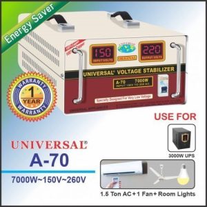 Universal Voltage Stabilizer A 70 7000W 500x500 1