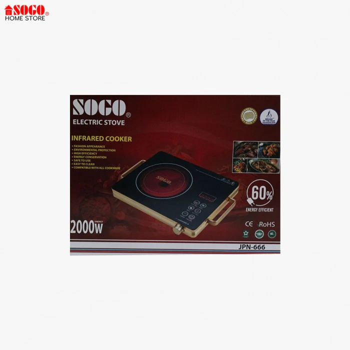 Sogo Electric Stove Infrared Cooker (JPN-666) Golden box Sogo Electric Stove Infrared Cooker (JPN-666) Golden box