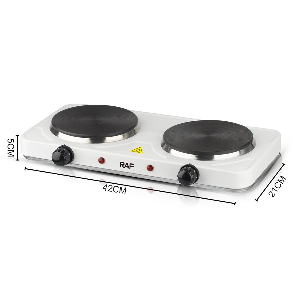 Raf Electric Stove Double Burner Cooker R-8020A (CHULA) Hot Plate 2000 Watts Raf Electric Stove Double Burner Cooker R-8020A (CHULA) Hot Plate 2000 Watts