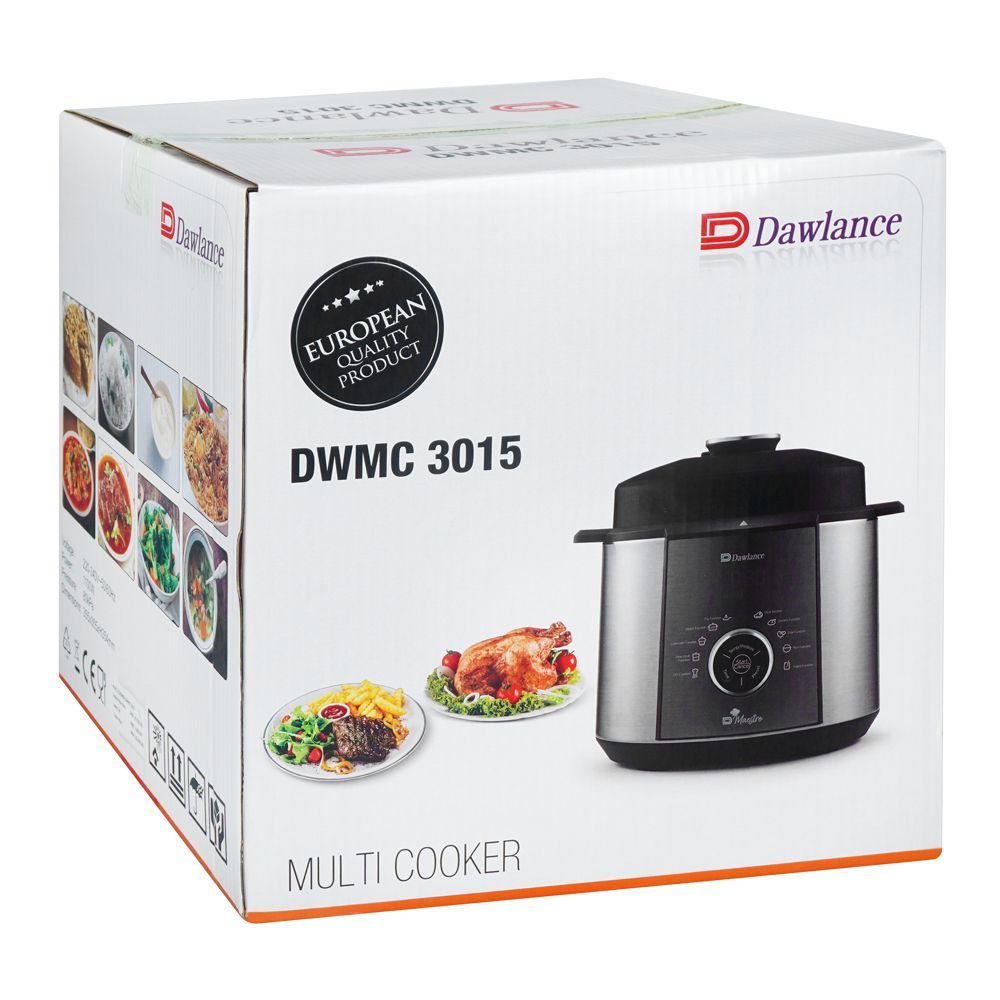 Dawlance Electric Multi Cooker DWMC 3015 with 5.5 Liters Capacity and Built In Recipes Dawlance Electric Multi Cooker DWMC 3015 with 5.5 Liters Capacity and Built In Recipes
