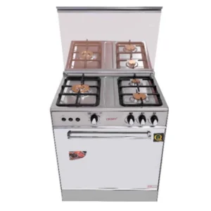 Goshop Online Shopping Crown Cooking Range 27GT (3 Burner, 27 inche) Stainless Steel Silver