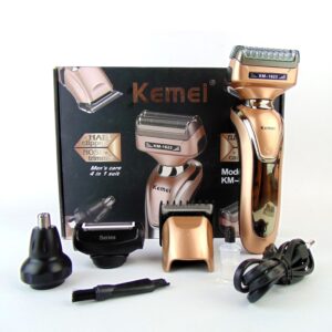 Kemei Grooming Kit KM-1622 (4 in 1) Rechargeable Hair Trimmer Set