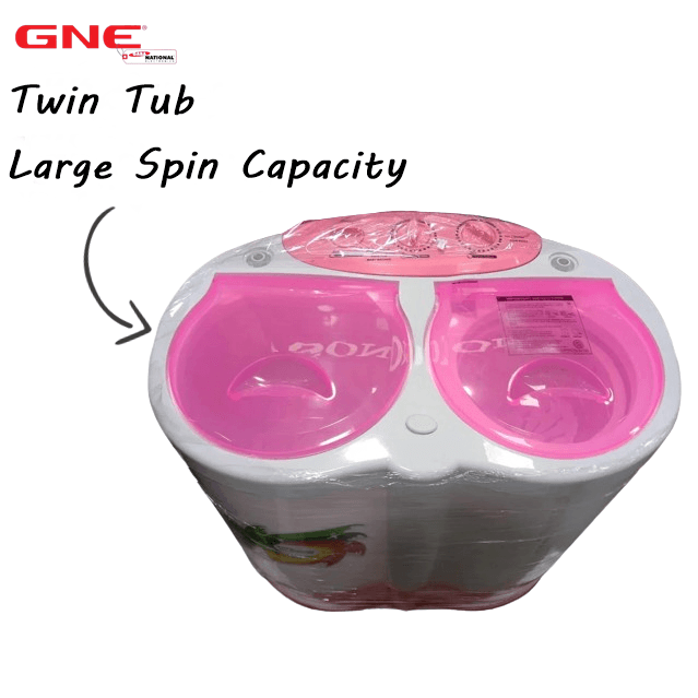 Gaba National Baby washer TWIN TUB Washer + Spinner-4KG- GNW-95023 With 1 year Brand Warranty Gaba National Baby washer TWIN TUB Washer + Spinner-4KG- GNW-95023 With 1 year Brand Warranty