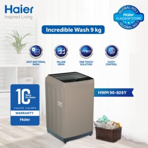 Haier Automatic Washing Machine HWM 90-826 - 9Kg