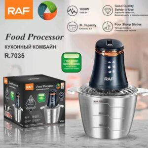 RAF R-7035 Multi Functions Meat Chopper (3 Litr) Steel Bowl - 1000W