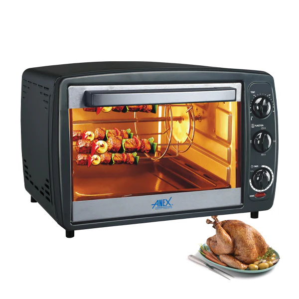 Anex AG-1065EX Baking Oven Toaster With Grill+BBQ (20L) - 1380W Anex AG-1065EX Baking Oven Toaster With Grill+BBQ (20L) - 1380W