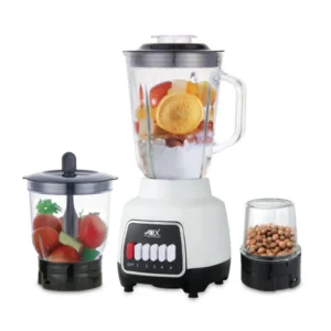 Goshop Online Shopping Anex AG-6137 (3 In 1) Blender, Grinder, Mincer (Glass Jug) – white