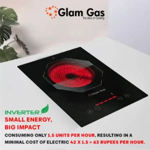 Glam Gas Hot Glow-B120 Electric Stove, Infrared Cooker, HotPlate, Electric Chula - 2200W