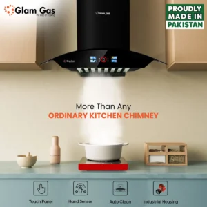 Glam Gas Kitchen Hood G-12 Digital Touch Sensor + Auto Clean