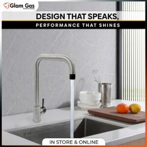 Glam Gas Faucet A-11 Stainless Steel Kitchen Tap