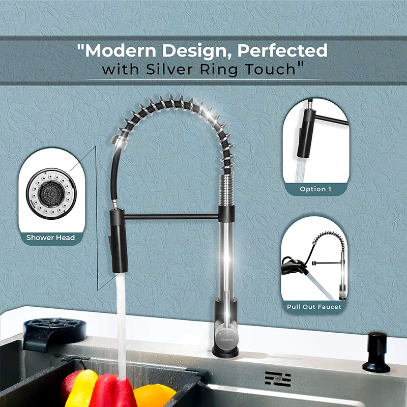 Glam Gas Faucet Ring-11 Stainless Steel Kitchen Tap Glam Gas Faucet Ring-11 Stainless Steel Kitchen Tap