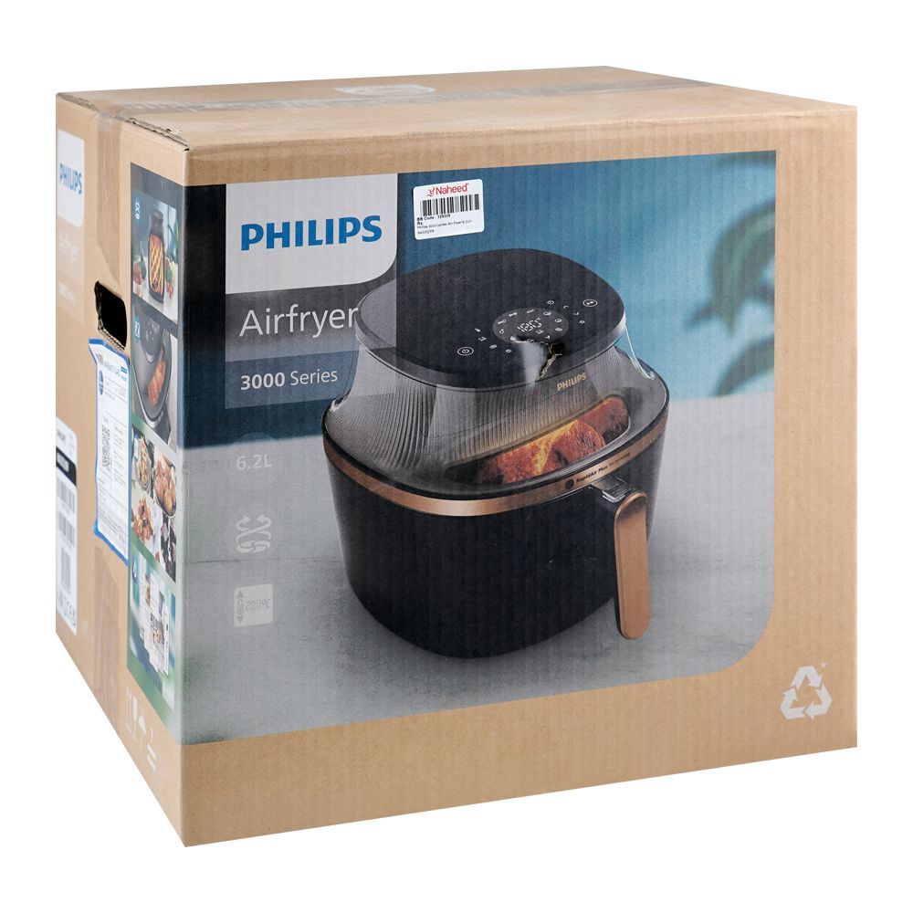 Philips Air Fryer Digital NA332 6.2 Liter 3000 Series - 1700W box Philips Air Fryer Digital NA332 6.2 Liter 3000 Series - 1700W box